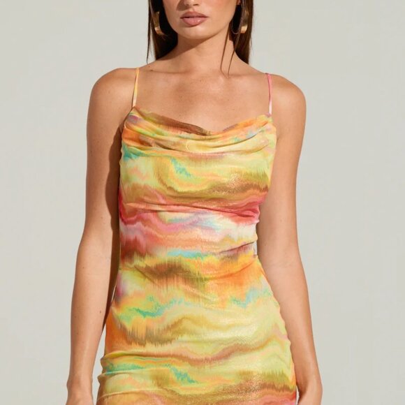 Clara Printed Mini Dress - Picture 7 of 12